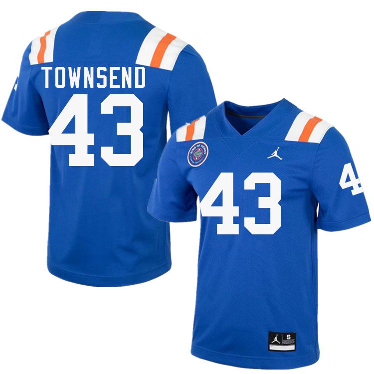 Tommy Townsend Florida Jersey,Florida Gators #43 Tommy Townsend Jersey Youth Uniforms-Retro Royal